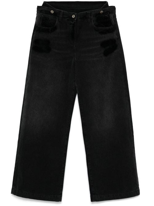 WIDE-LEG DENIM JEANS