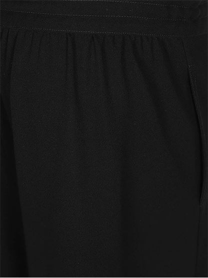 DRAWSTRING WOOL TROUSERS