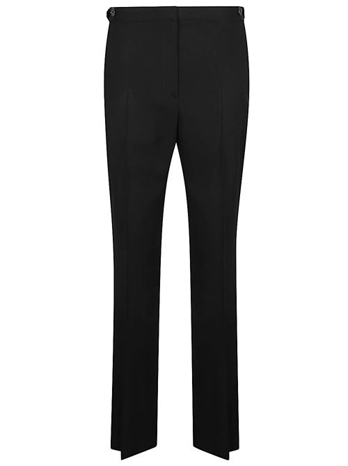 WOOL STRAIGHT TROUSERS