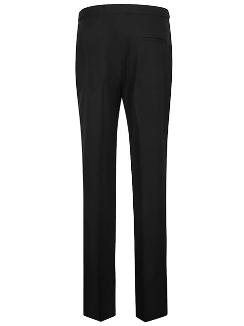 WOOL STRAIGHT TROUSERS