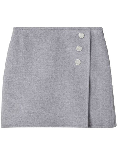 WOOL MINI SKIRT