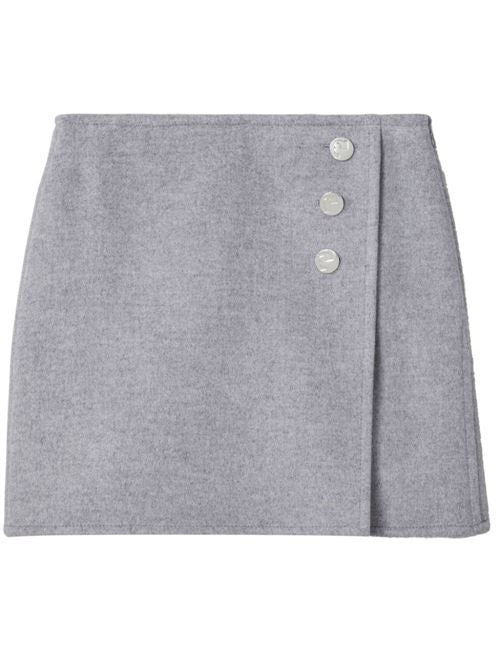 WOOL MINI SKIRT