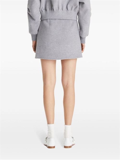 WOOL MINI SKIRT