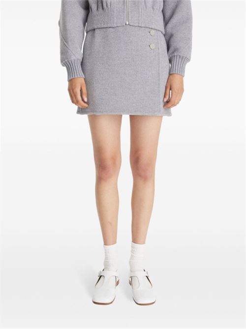 WOOL MINI SKIRT