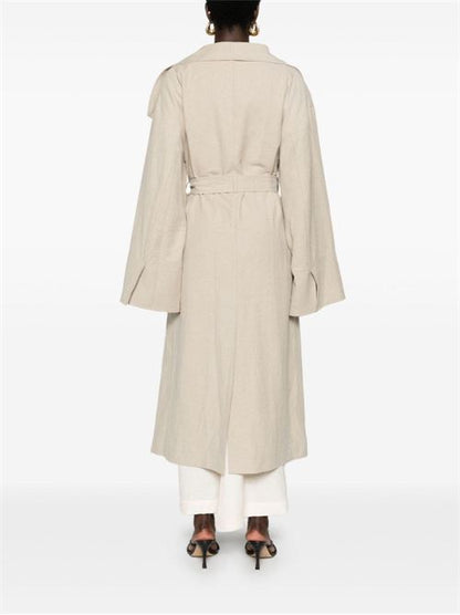 SIGNATURE LINEN COAT