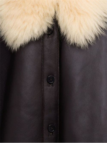 LEATHER SHEARLING JACKET