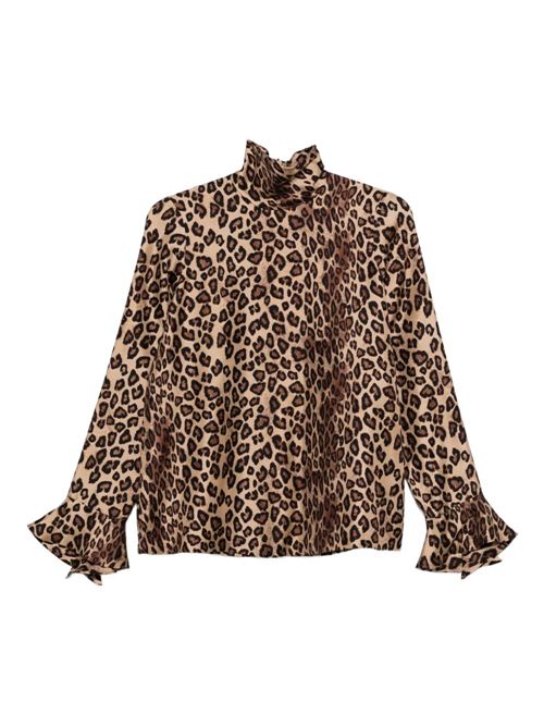 PRINTED SILK BLOUSE