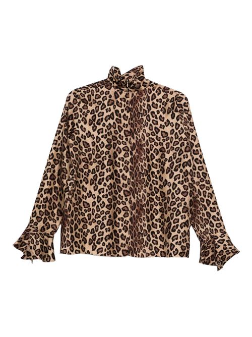 PRINTED SILK BLOUSE