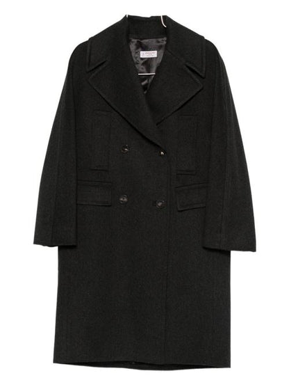 WOOL DOUBLE-BREASTED COAT