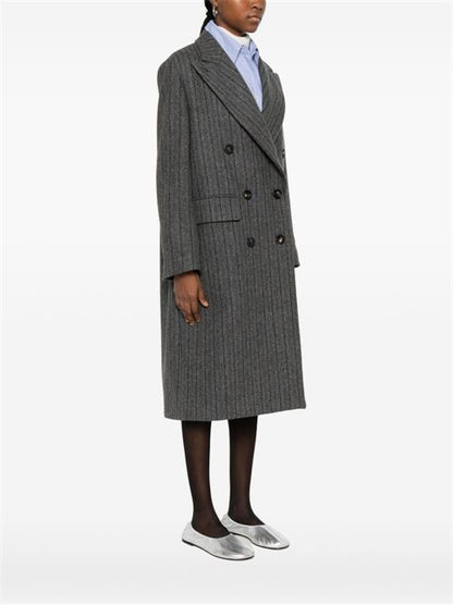 WOOL DOUBLE-BREASTED COAT