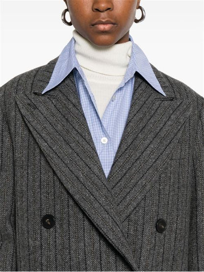 WOOL DOUBLE-BREASTED COAT