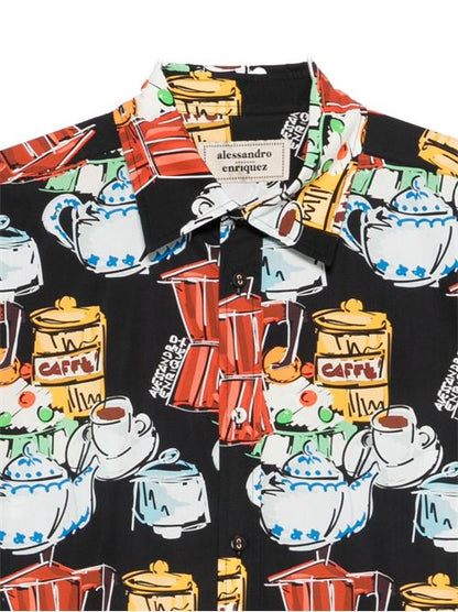 PRINTED COTTON SHIRT