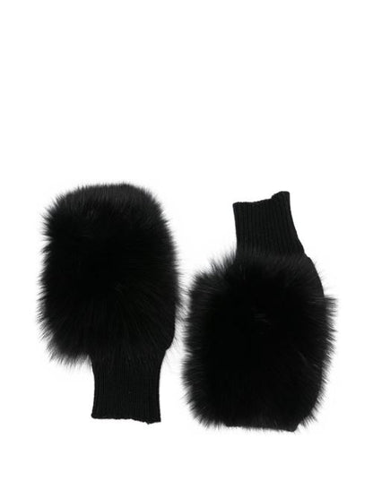 CASHMERE FUR GLOVES