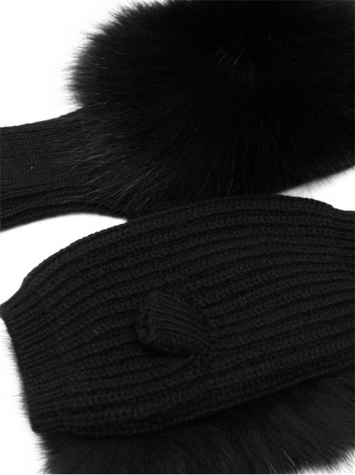 CASHMERE FUR GLOVES