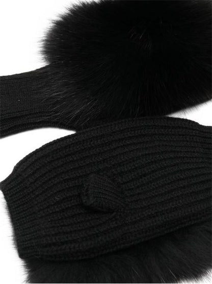 CASHMERE FUR GLOVES