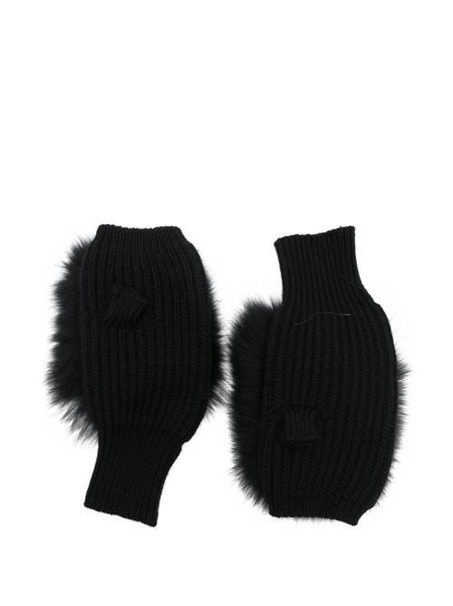 CASHMERE FUR GLOVES