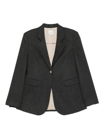 FLANNEL SINGLE-BREASTED JACKET