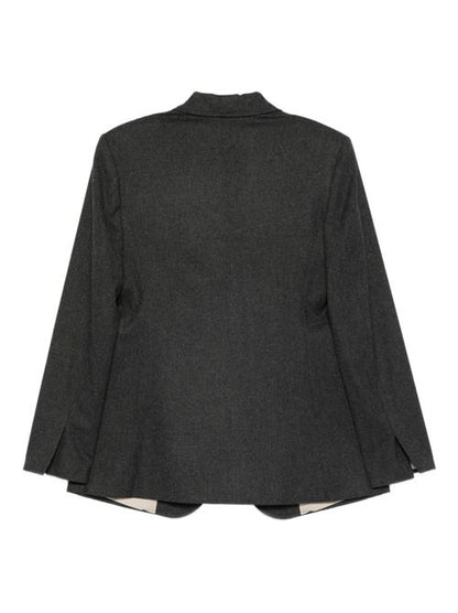 FLANNEL SINGLE-BREASTED JACKET