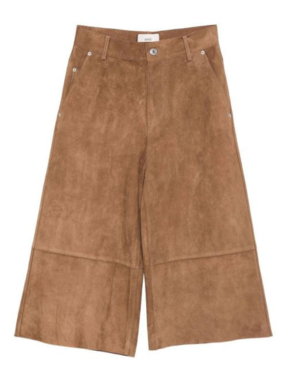 SUEDE LEATHER TROUSERS