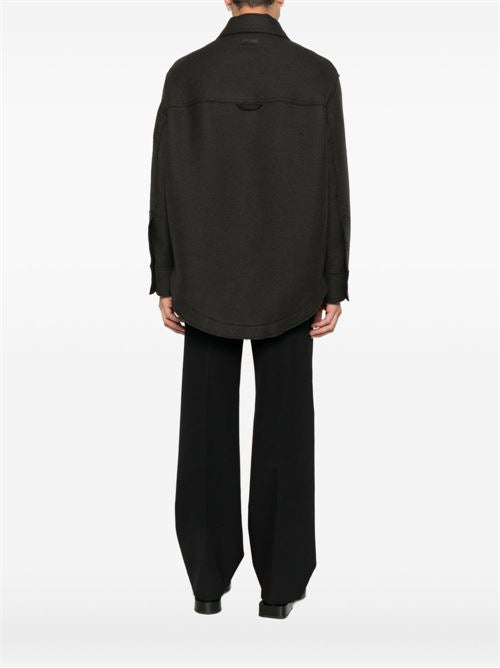 WOOL SHIRT JACKET