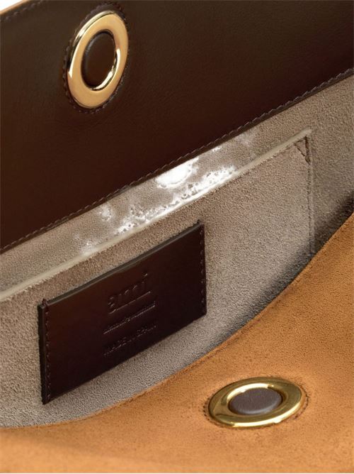 SUEDE LEATHER SHOULDER BAG