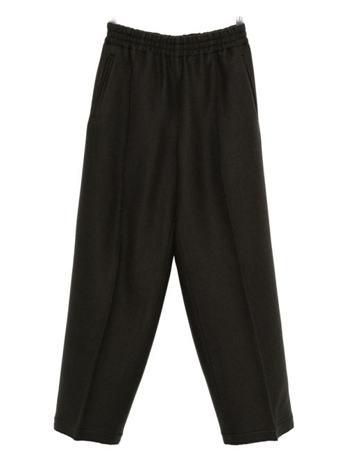 WOOL WIDE-LEG TROUSERS
