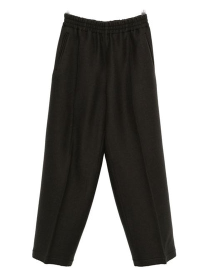 WOOL WIDE-LEG TROUSERS