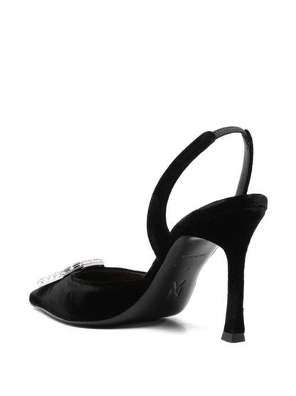 CAMELIA VELVET SLINGBACK PUMPS