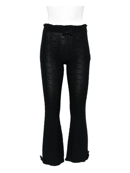 FLARED CAPRI TROUSERS