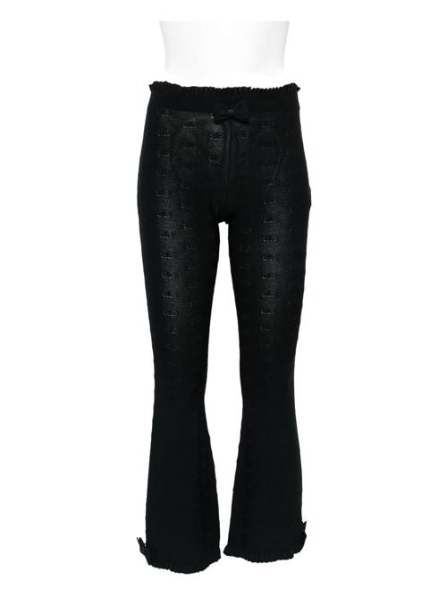 FLARED CAPRI TROUSERS