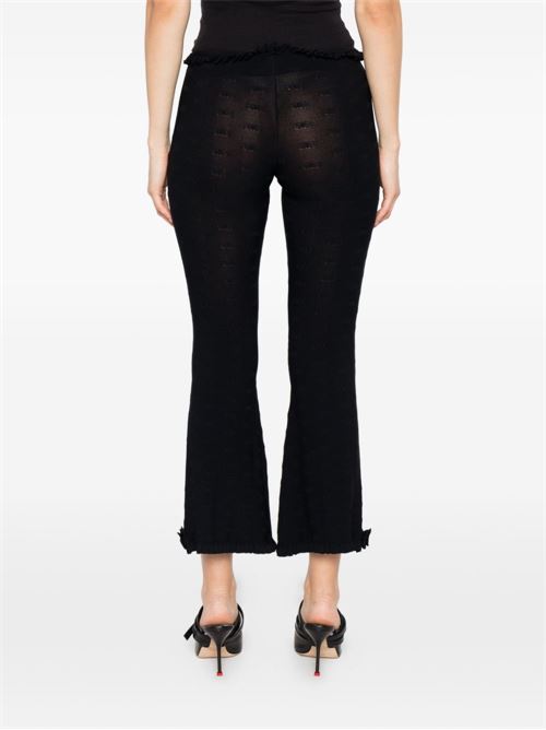 FLARED CAPRI TROUSERS