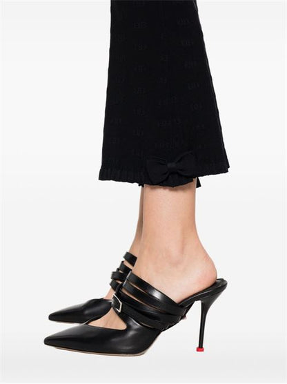 FLARED CAPRI TROUSERS