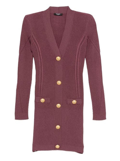 V-NECKED SHORT DRESS