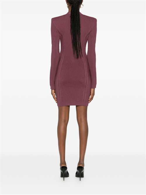 V-NECKED SHORT DRESS