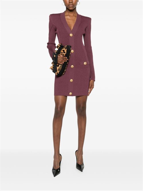V-NECKED SHORT DRESS