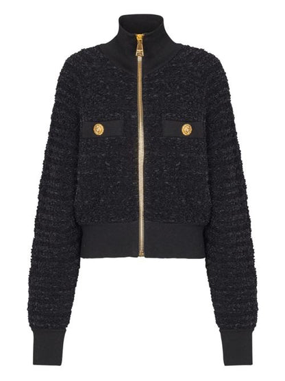 ZIPPER BOMBER JACKET