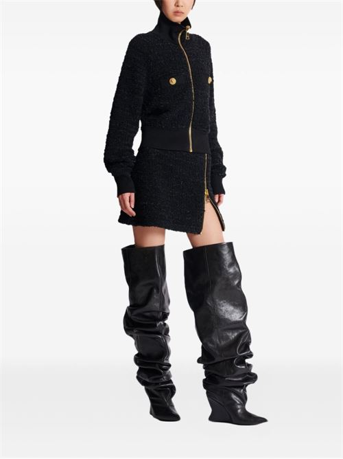 ZIPPER BOMBER JACKET