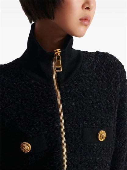 ZIPPER BOMBER JACKET