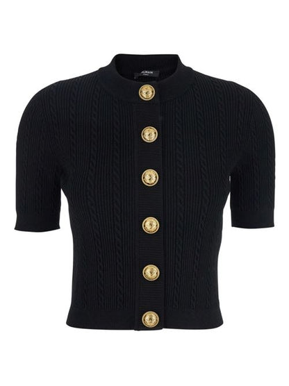 CREWNECK CARDIGAN