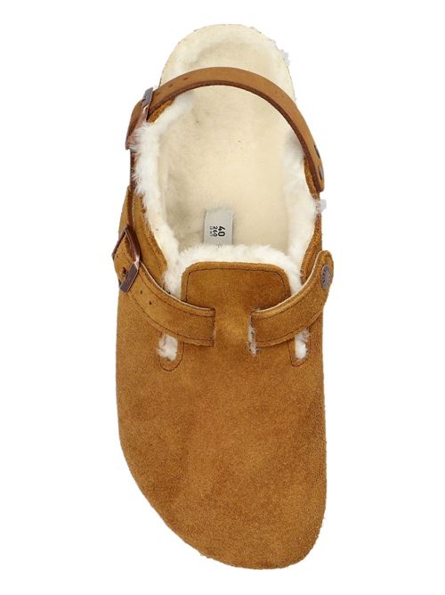 TOKIO SHEARLING SUEDE SLIPPERS