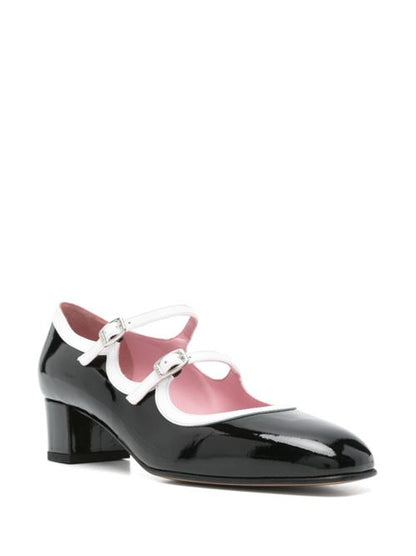 BLEUET PATENT LEATHER PUMPS