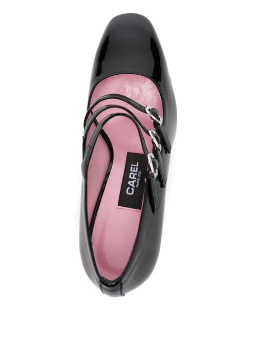 KEEL PATENT LEATHER PUMPS