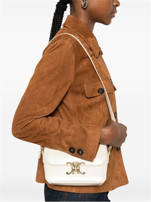 TRIOMPHE TEEN LEATHER CROSSBODY BAG