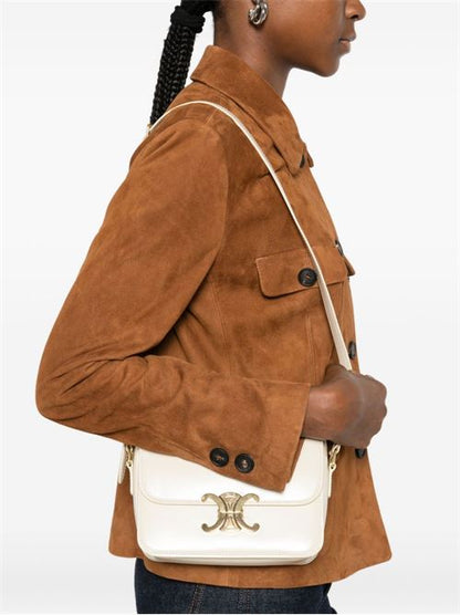 TRIOMPHE TEEN LEATHER CROSSBODY BAG