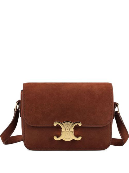 TRIOMPHE TEEN LEATHER SHOULDER BAG