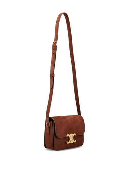 TRIOMPHE TEEN LEATHER SHOULDER BAG