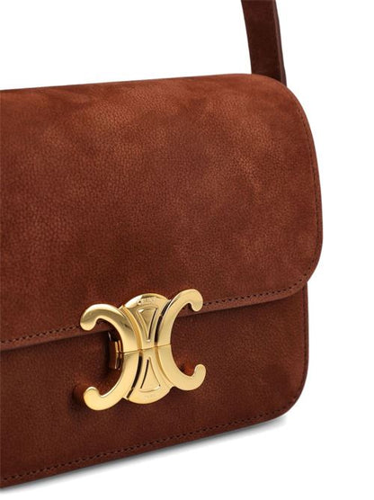 TRIOMPHE TEEN LEATHER SHOULDER BAG