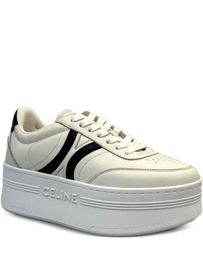 BLOCK LEATHER SNEAKERS