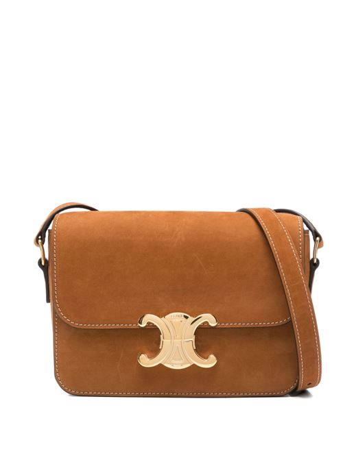 TRIOMPHE TEEN LEATHER CROSSBODY BAG