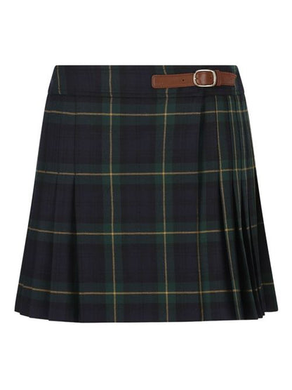 WOOL MINI SKIRT